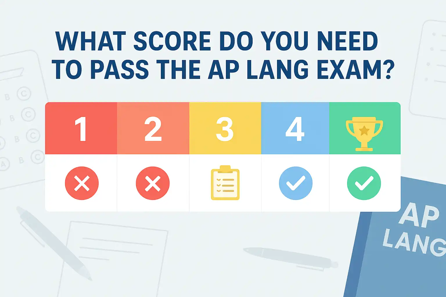 What Score Do You Need to Pass the AP Lang Exam