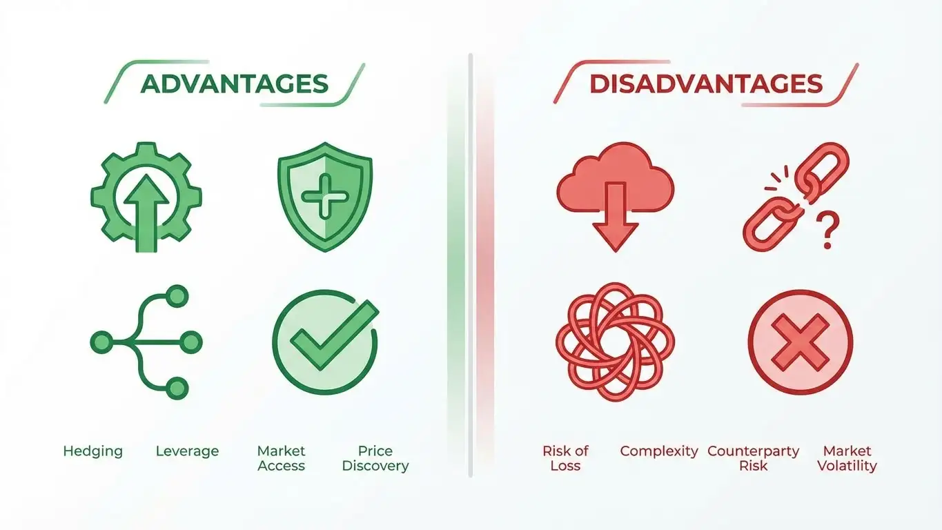 Advantages and Disadvantages of Derivatives