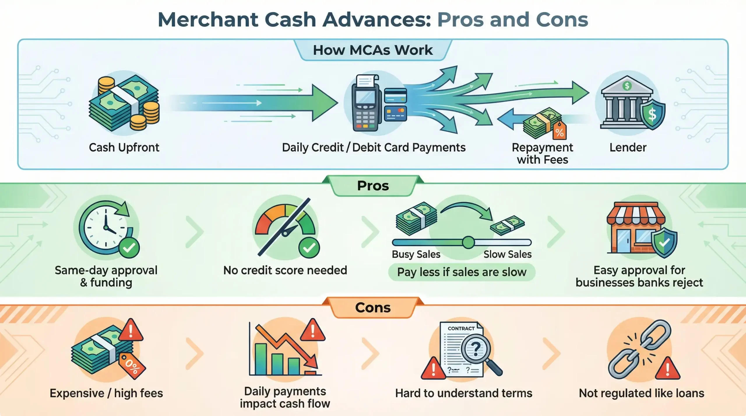Merchant Cash Advances Pros and Cons